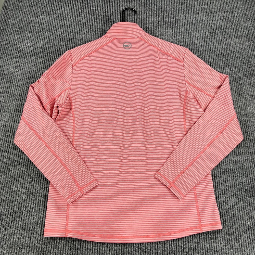 Vineyard‎ Vines Jim Nantz Pullover Sweatshirt Mens Small Red Striped 1/4 Zip New - Picture 13 of 14